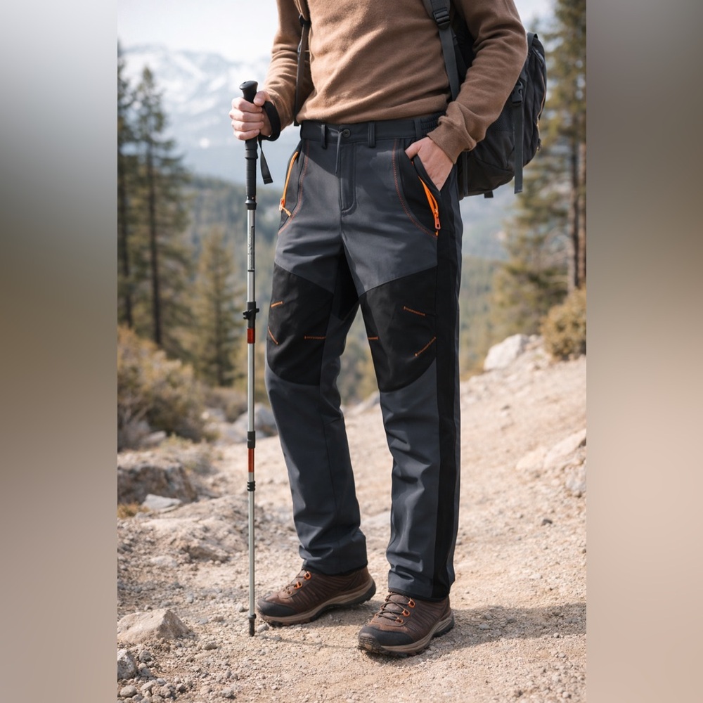 Summitskin Bombshell Snowboard 36x32 Fleece Lined Hiking Outdoor Technical Pants - Picture 1 of 6